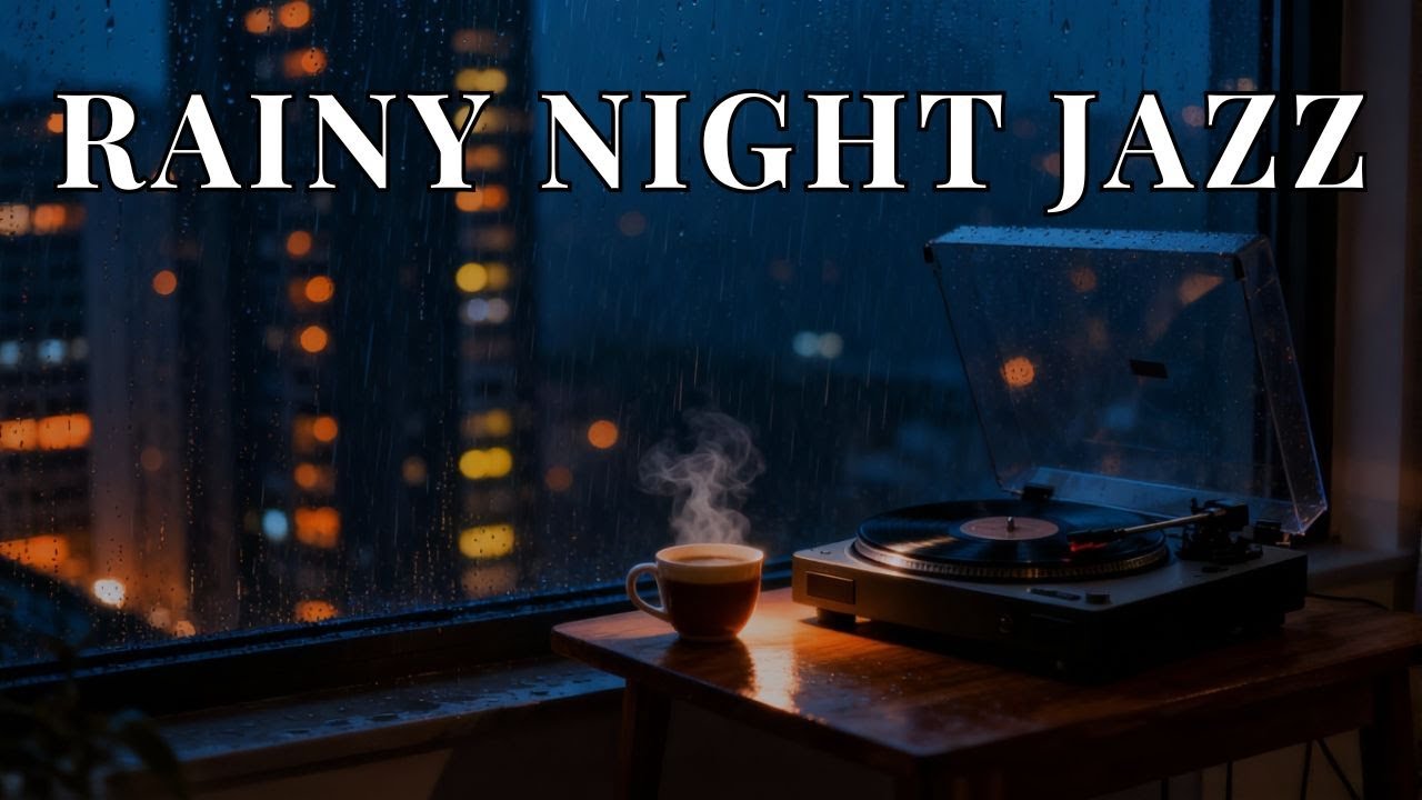 30 Minutes Jazz Ritual — Rainy Night Jazz Mood