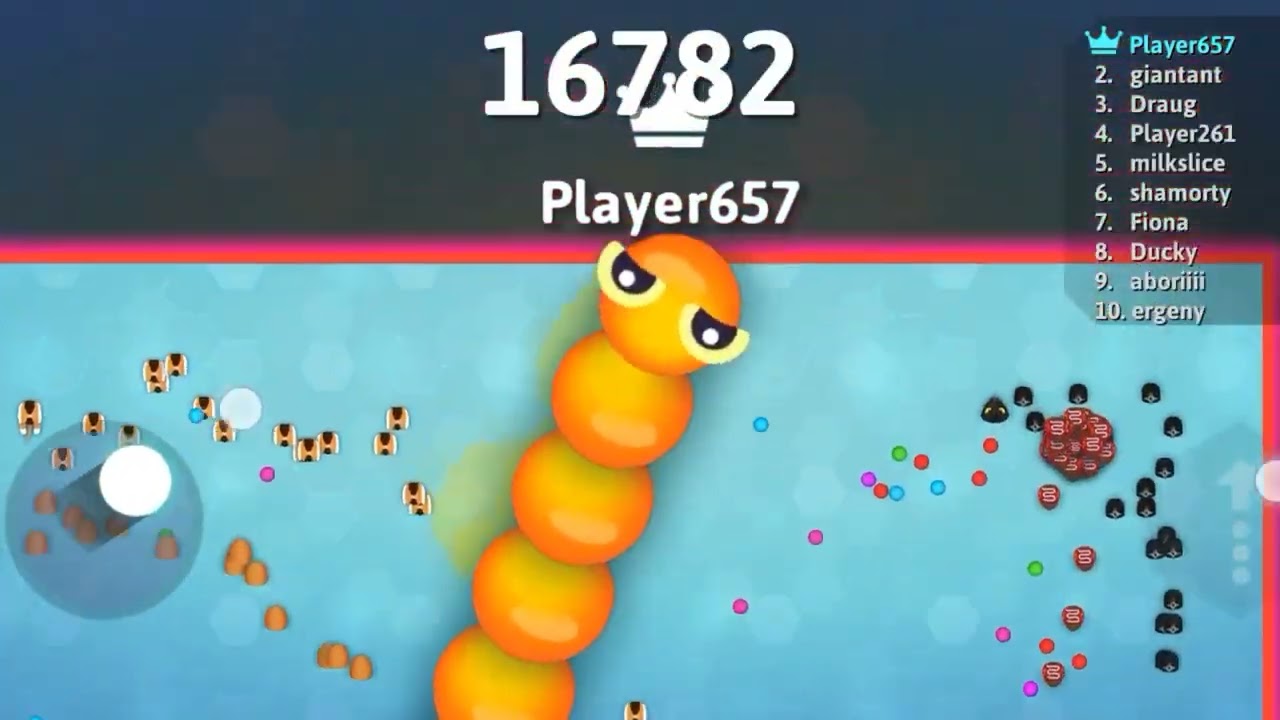 Snake.io mod menu gameplay #100 wall hack