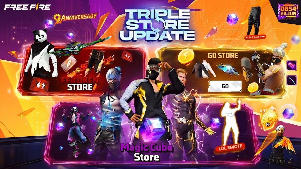 Next Magic Cube Store Update💥🤯 Lol Emote | OB54 Triple Store Update Rewards | Free Fire New Event 