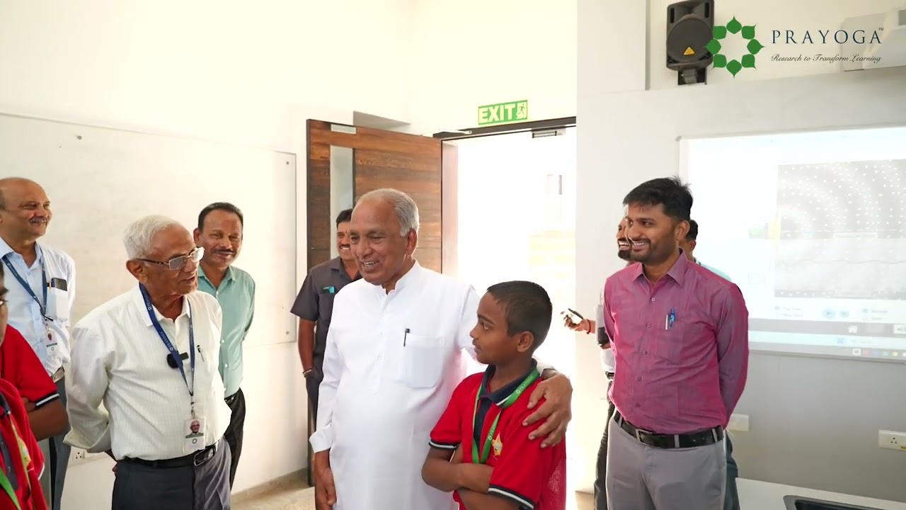 Sri N. S. Boseraju, Minister for Science & Technology and Minor Irrigation visits Prayoga