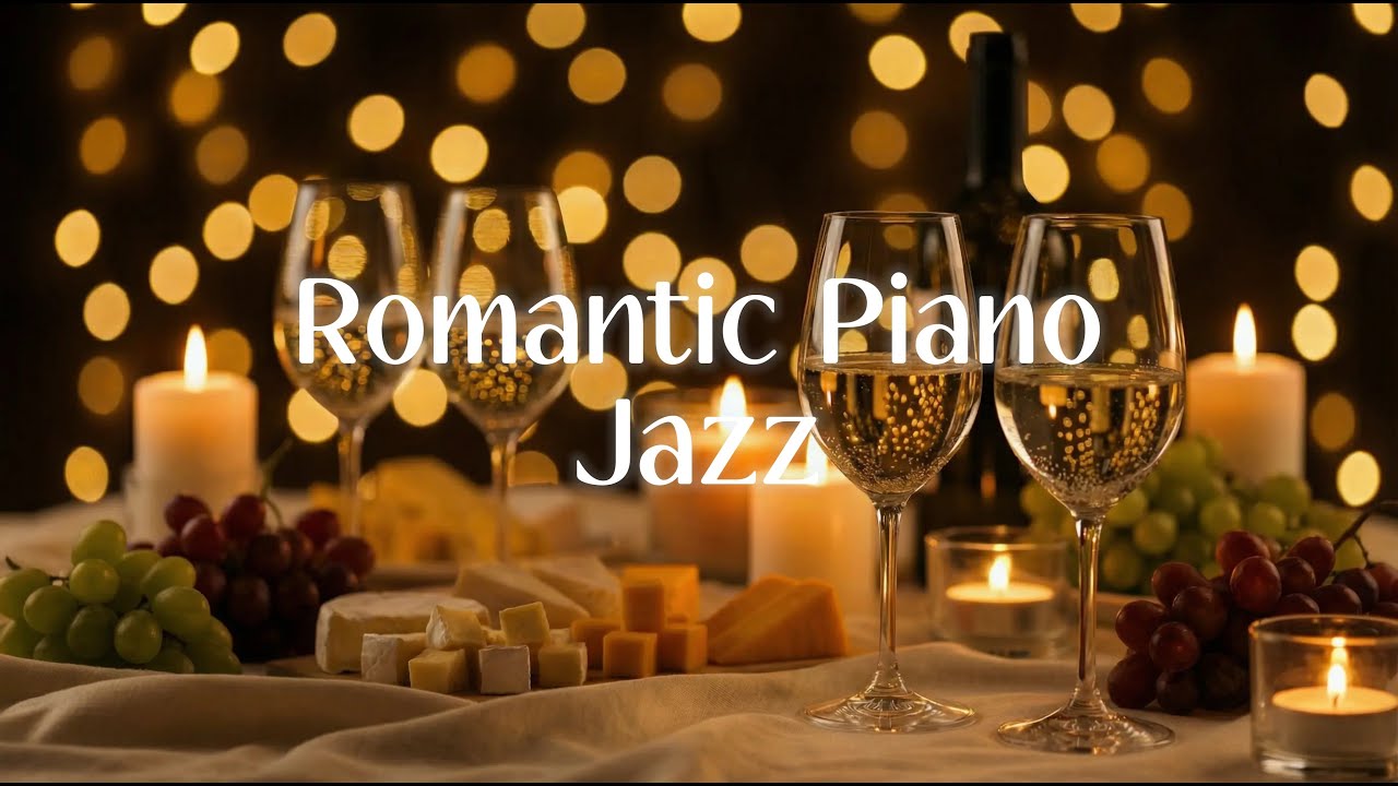 Romantic Jazz Piano 🌹 Slow Instrumental Music for Date Night