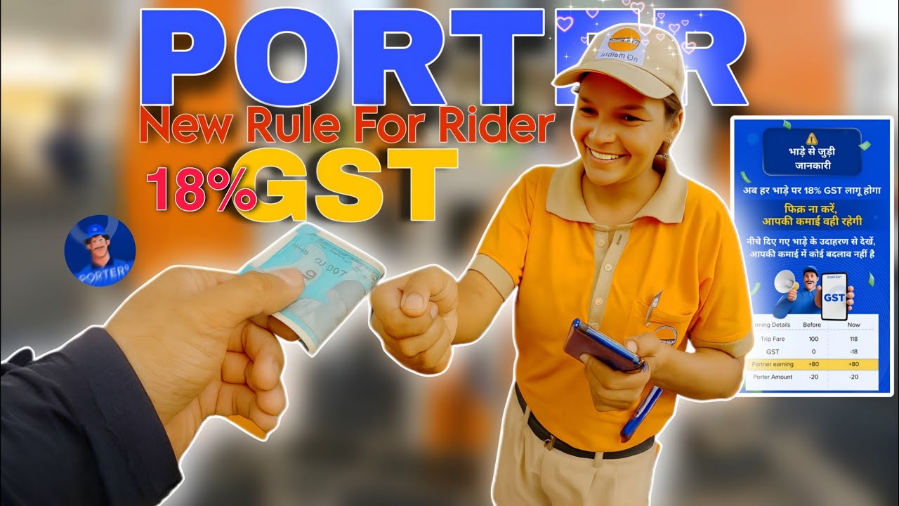 GST : Porter New Rule ! Porter Delivery Job Experience ! Daily Earning In Bike Tax