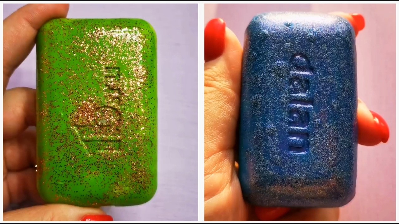 ✨ ASMR Soap Carving for Stress Relief ✨