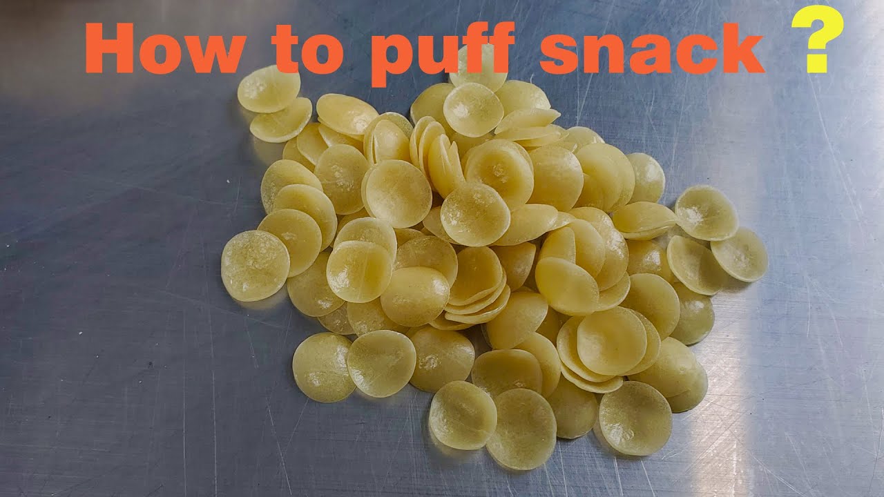 How to puff snacks with a microwave tunnel dryer? | microwave puff snack | puff snack