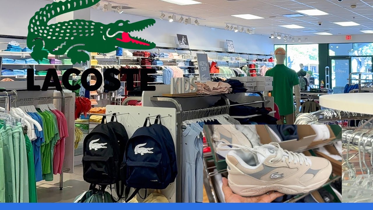 LACOSTE ORIGINAL |SALE 2 for $75 In OUTLET STORE