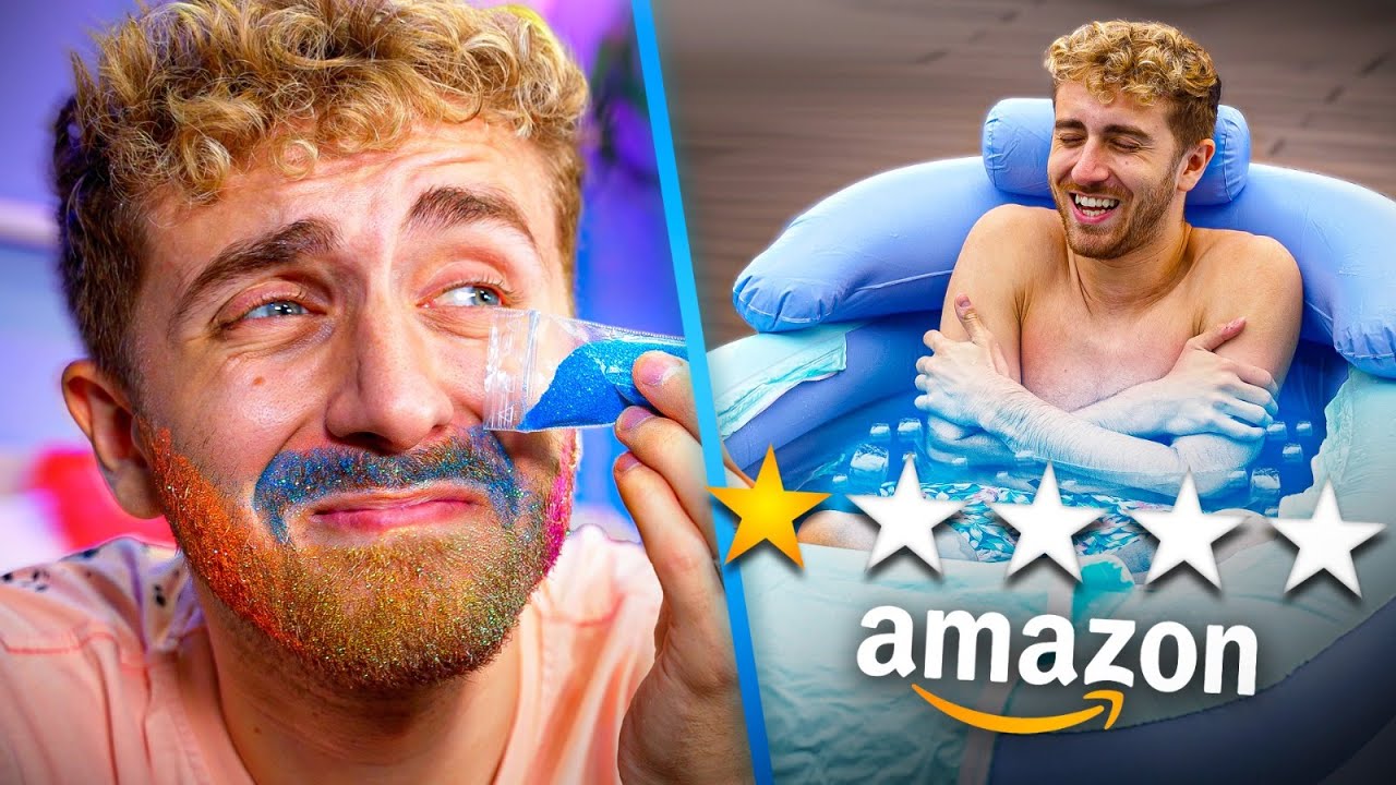 JE TESTE LES PIRES OBJETS AMAZON (je regrette fort les paillettes 😭)