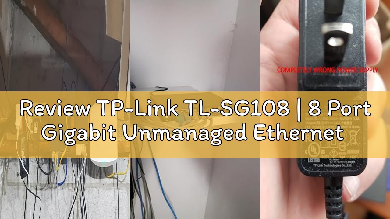 Review TP-Link TL-SG108 | 8 Port Gigabit Unmanaged Ethernet Network Switch, Ethernet Splitter | Plug