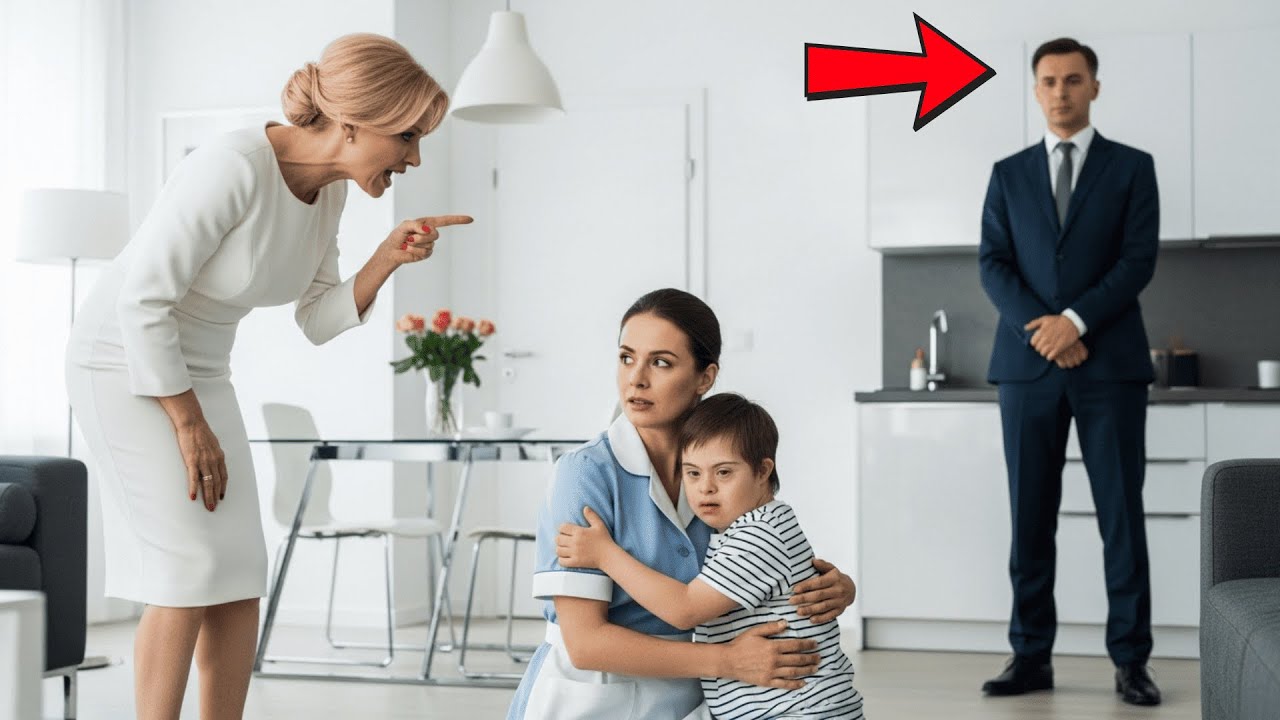 Milioner Zauważył Pracownicę Chroniącą Jego Syna — Był Wstrząśnięty