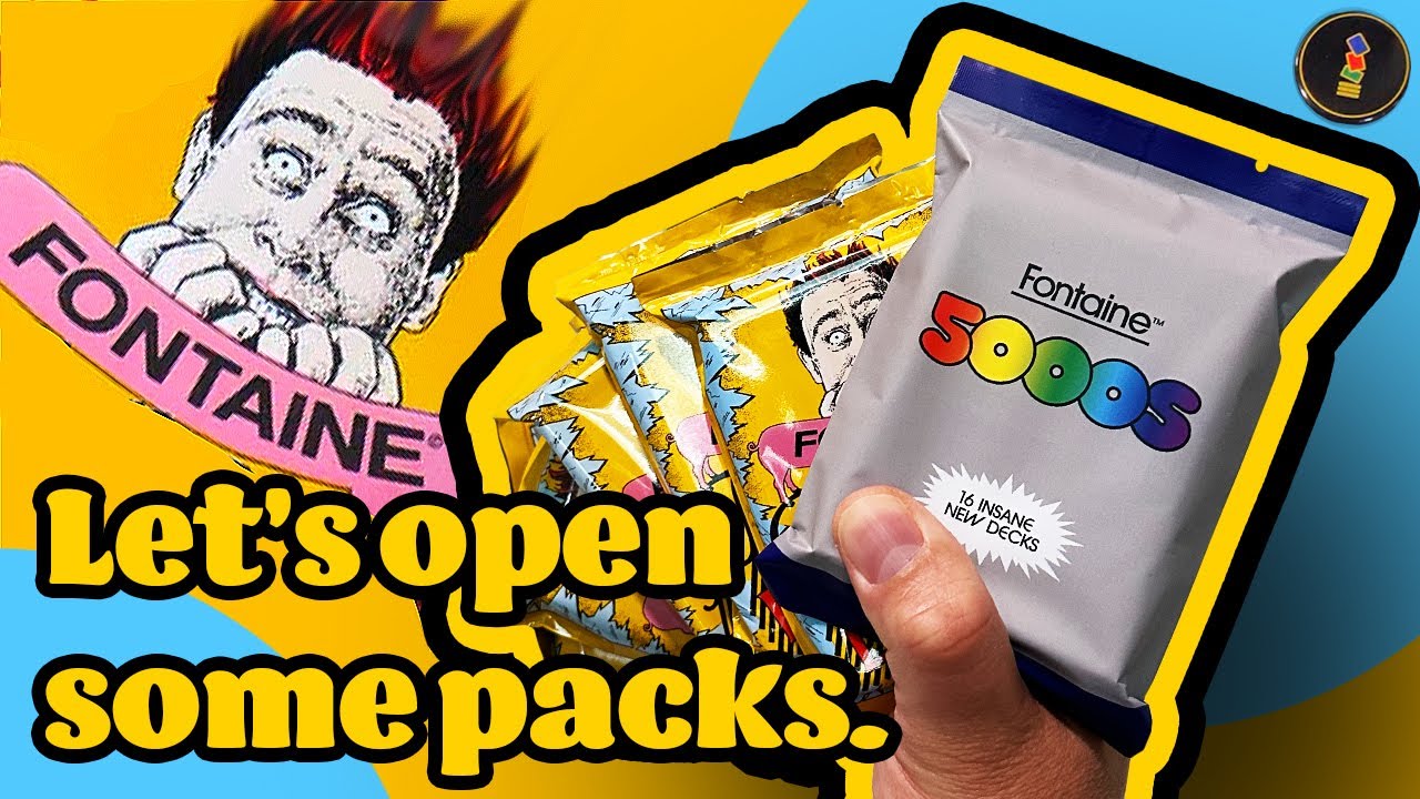 The HUNT is on! Fontaine Fever Dreams packs and Fontaine 5000s! Cardistry Playing Cards go!