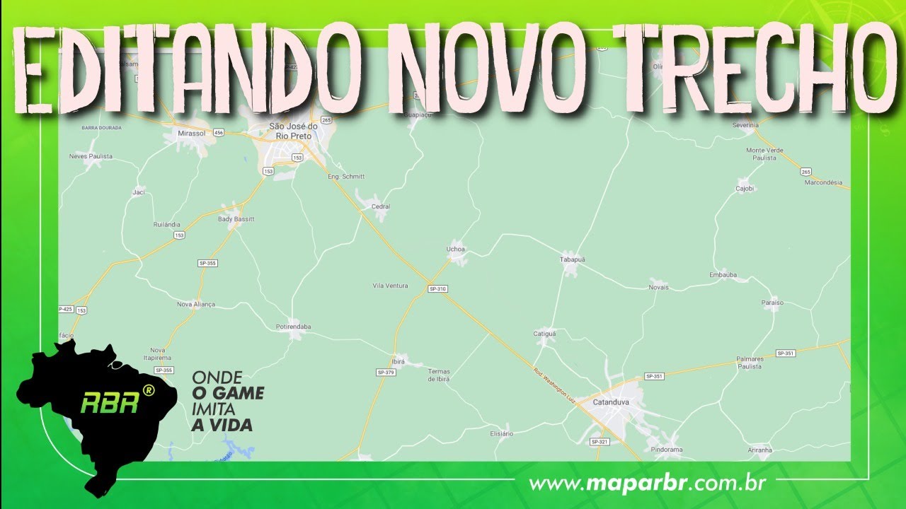 MAPA RBR - EDITANDO O MAPA - EURO TRUCK SIMULATOR 2