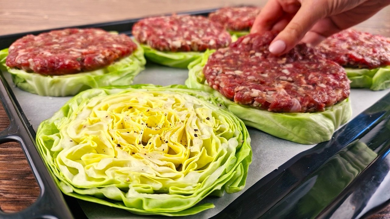 Просто выложите фарш поверх капусты! Ужин еще никогда не был таким вкусным!