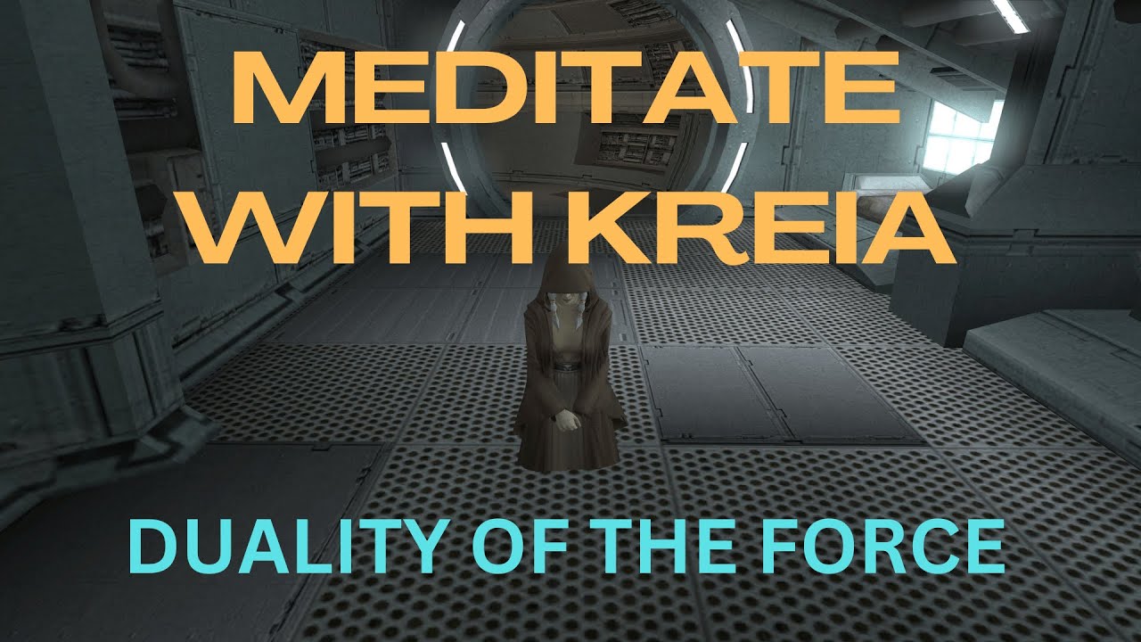 MEDITATE WITH KREIA ON THE EBON HAWK | Knights of the Old Republic II (AI)