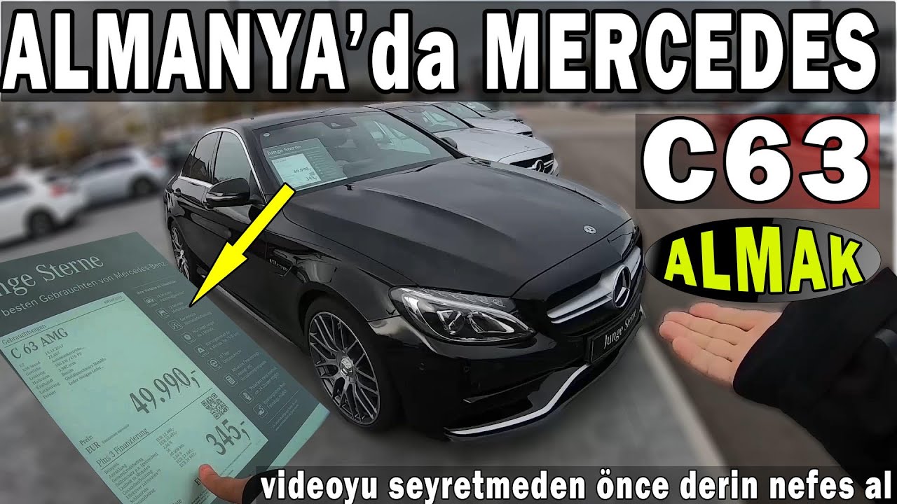 MERCEDES C63s AMG ALMANYA PiYASASI. TÜRKiYE'deki araba sevdalilari,kücük dilinizi yutacaksiniz: