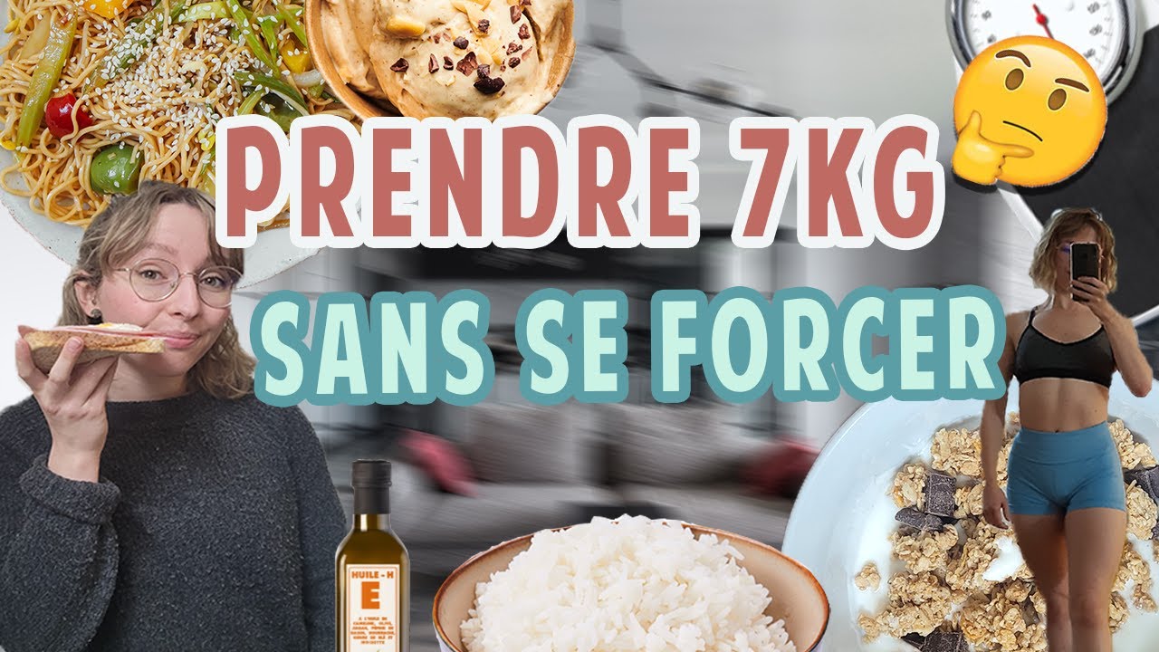 Comment PRENDRE du POIDS sans se FORCER? (femmes minces )