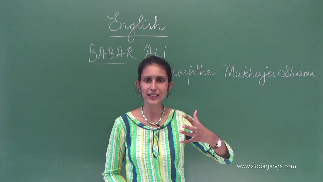 I PUC - ENGLISH - BABAR ALI - PART 1