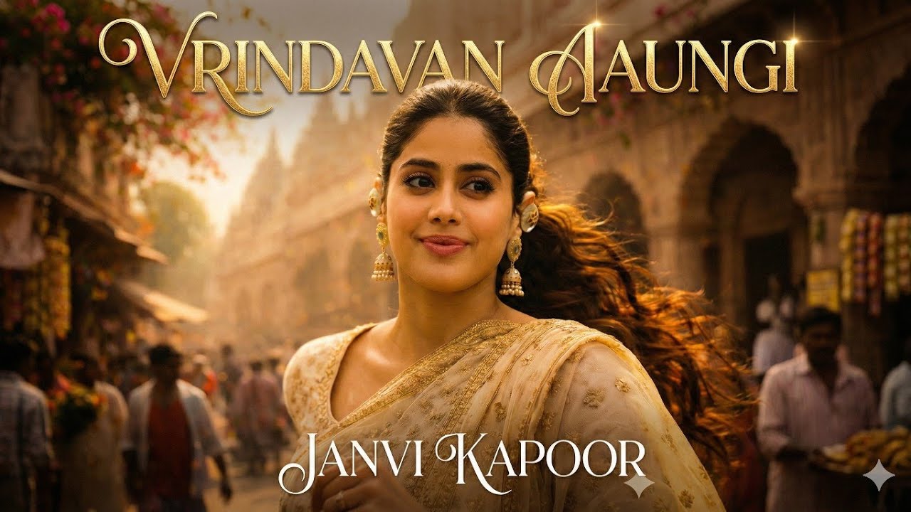 Main Vrindavan Aaungi | Vrindavan Jaungi | Janvi Kapoor New Devotional Song 2026 | 