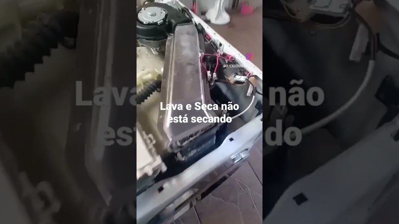 Lava e Seca n&atilde;o est&aacute; secando as roupas, porqu&ecirc;?