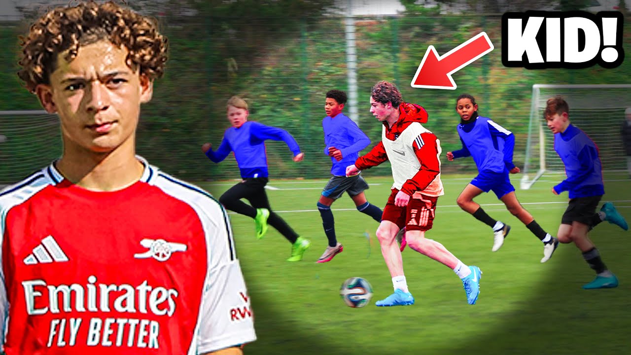 13 Year Old Arsenal Star EXPOSES Pro Footballers In 6v6 Tournament!
