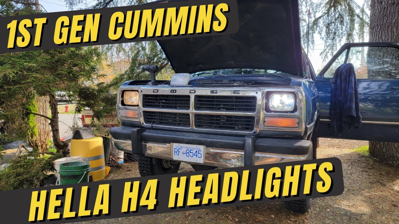 Модернизация фар — Hella H4 Conversion | Cummins 1-го поколения
