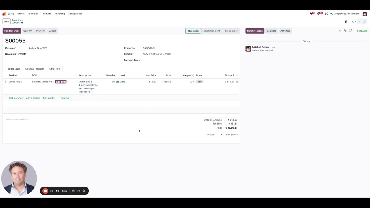 Odoo Flexible BOM