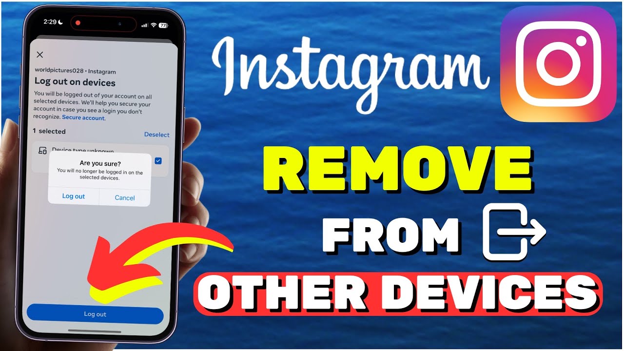 How to Remove Your Instagram Account From Another Device