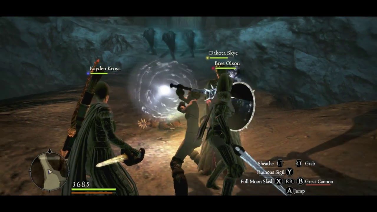 Mystic Knight vs 3 Living Armor