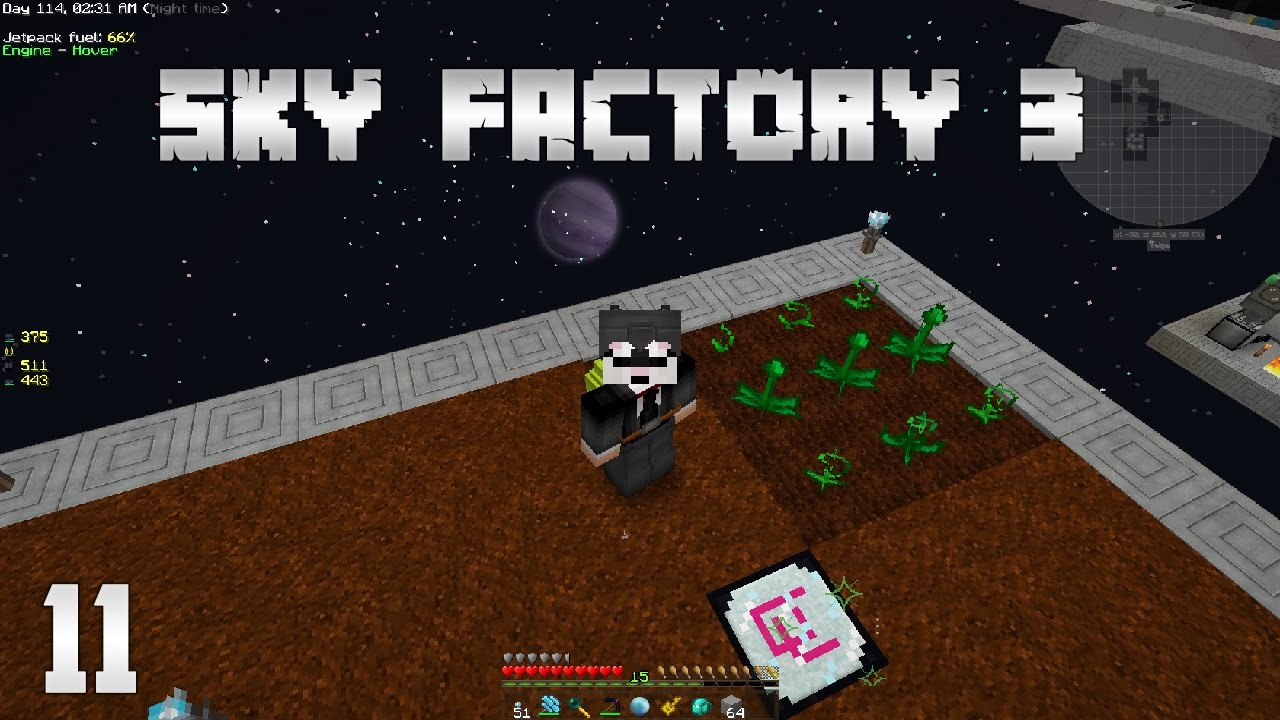 Sky Factory 3 EP11 Farming Automation - Mystical Agriculture