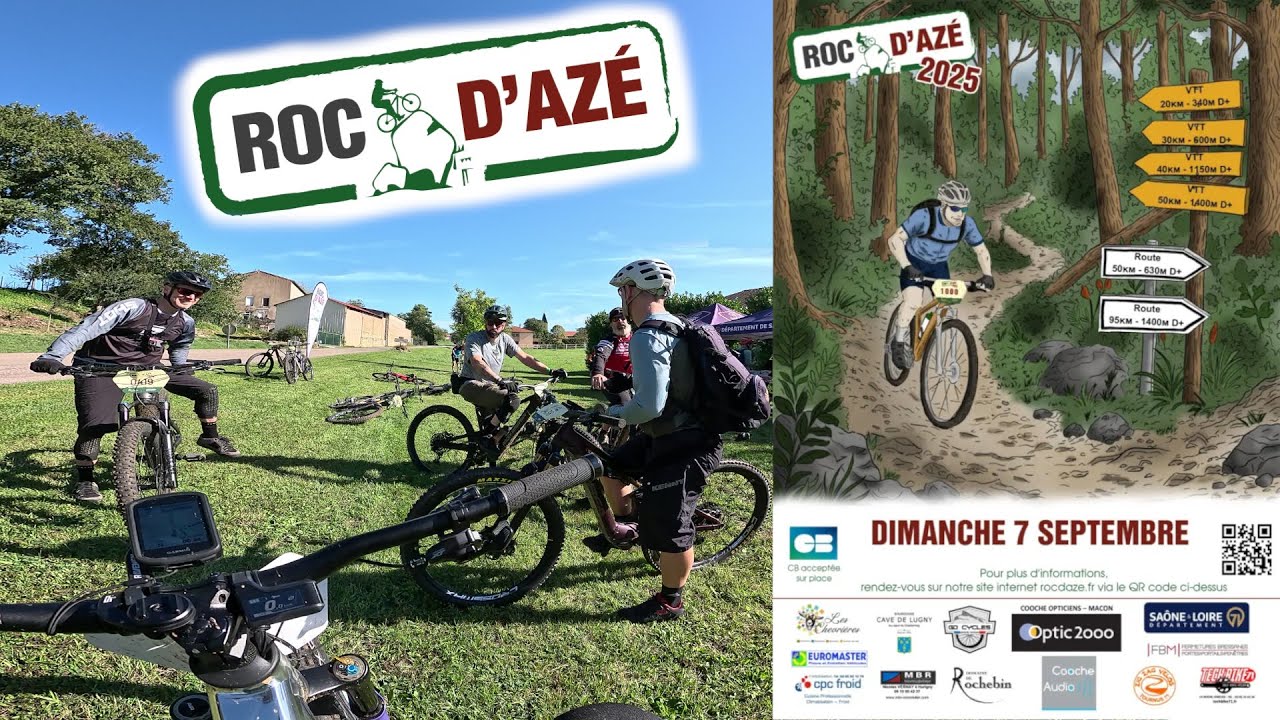 Roc d'Azé (13ème édition) , rando VTT