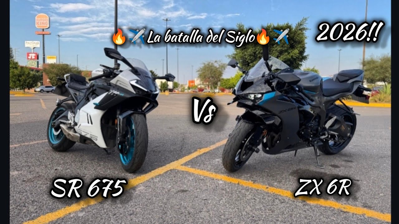 ✈️🔥SR 675 VS ZX6R 🔥✈️ ADIOS KAWASAKI LLEGO LA REYNA🔥🔥 CF MOTO VS KAWASAKI🔥✈️ 2026