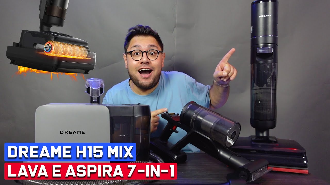 Non ti serve altro! Lavapavimenti e Aspirapolvere Smart - DREAME H15 Mix
