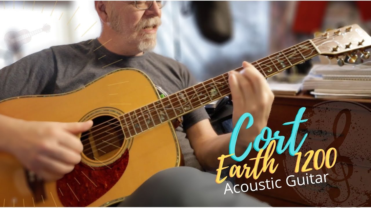 Cort Acoustic Guitar Earth 1200
