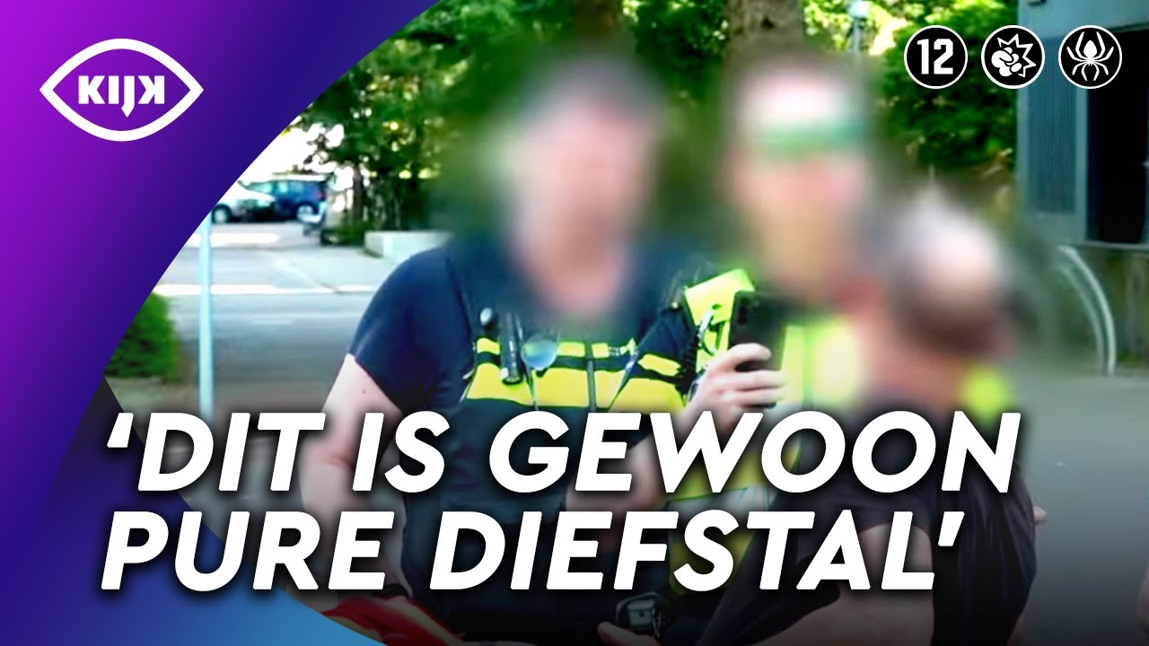 Betrapte FIETSENDIEF wordt WOEDEND als hij betrapt wordt | Overtreders | KIJK Misdaad