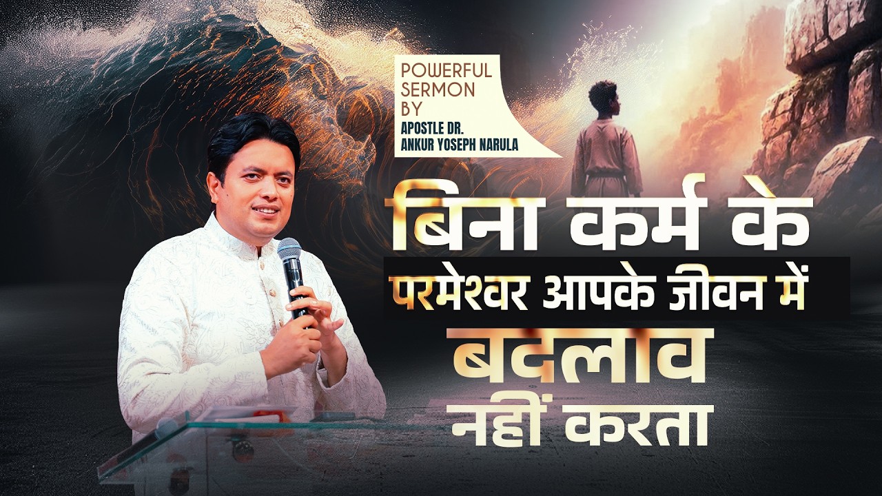 बिना कर्म के परमेश्वर आपके जीवन में बदलाव नहीं करता | Ankur Narula Ministries #sermon #bibleteaching
