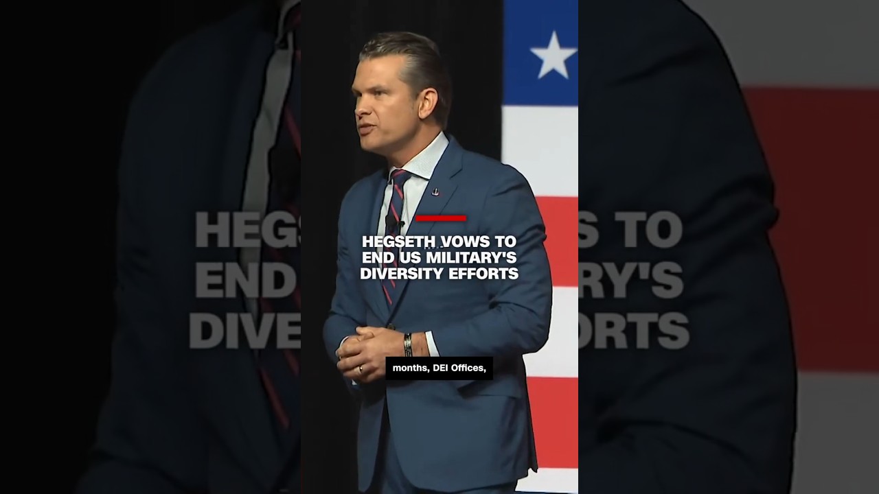 Hegseth vows to end US military's diversity efforts