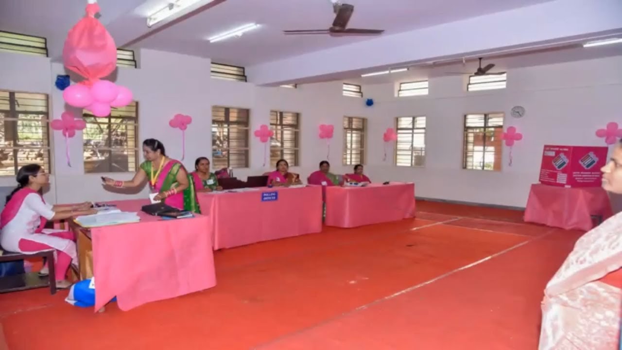 Model polling booths surprise voters