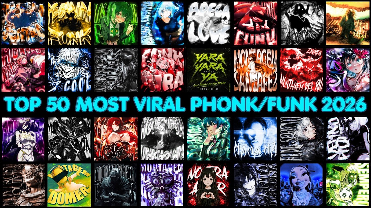 TOP 50 MOST VIRAL PHONK/FUNK 2026 SONGS 🎵PLAYLIST🎵