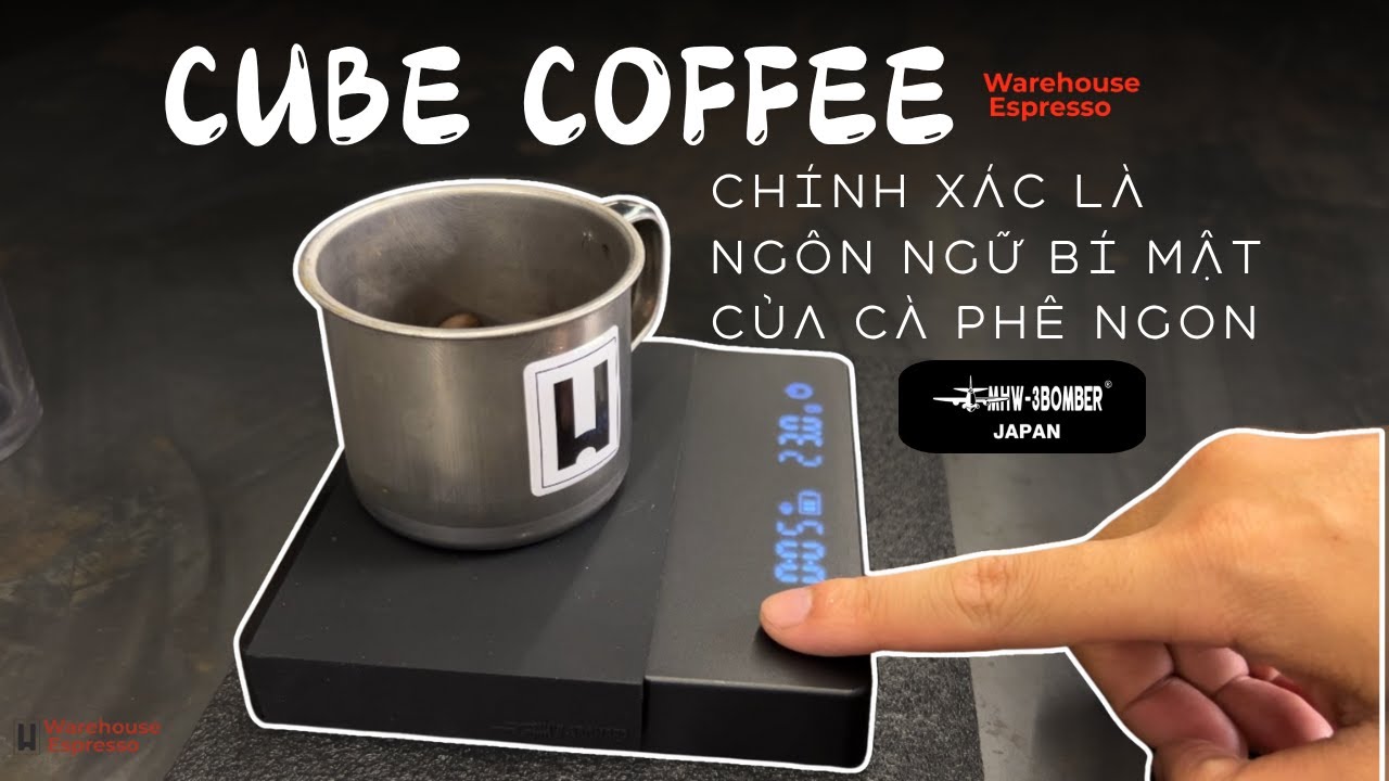 Cân Tiểu Ly CUBE giúp định lượng