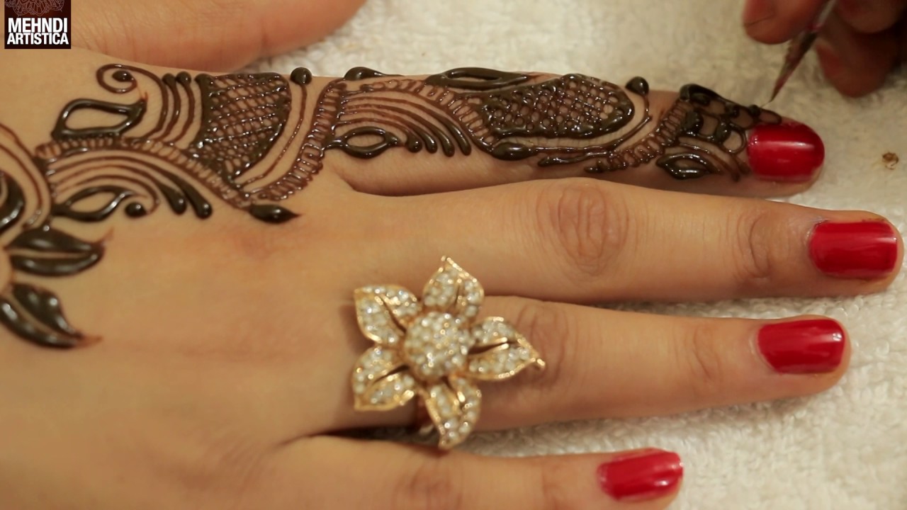 Corrected requested Mehndi Design Video | Learn To Make Easy Arabian Mehendi