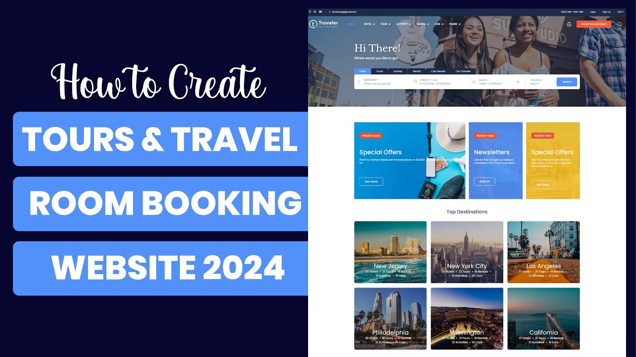 How to Create Tours & Travel Website with WordPress & Traveler Theme | Complete Tutorial 2024