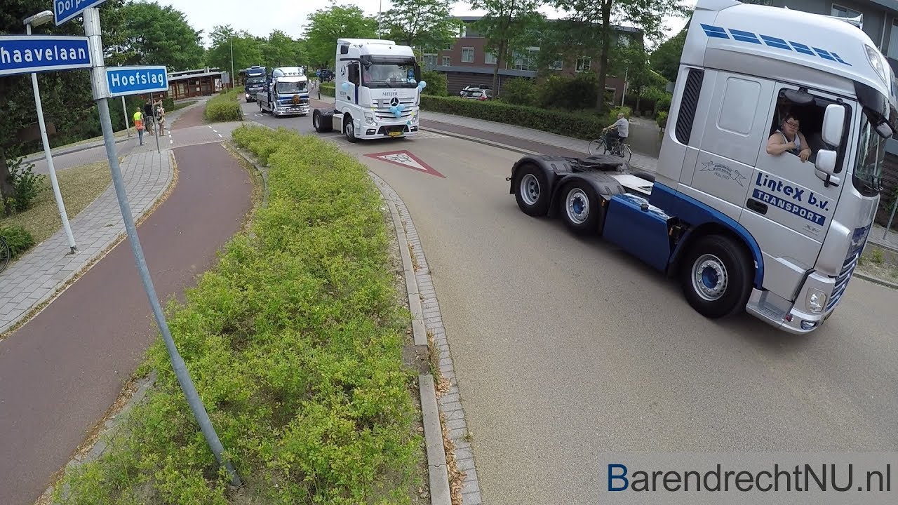 [JF] [HD] Truckrun over de Hoefslag in Barendrecht 2018  (Timelapse)
