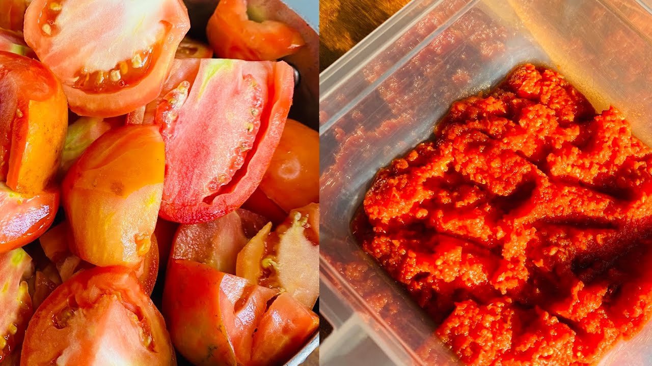 JINSI YA KUTENGENEZA NYANYA KUKAA MDA MREFU KWENYE FRIDGE/KUSAVE NYANYA ZISIHARIBIKE/SAVE TOMATOES