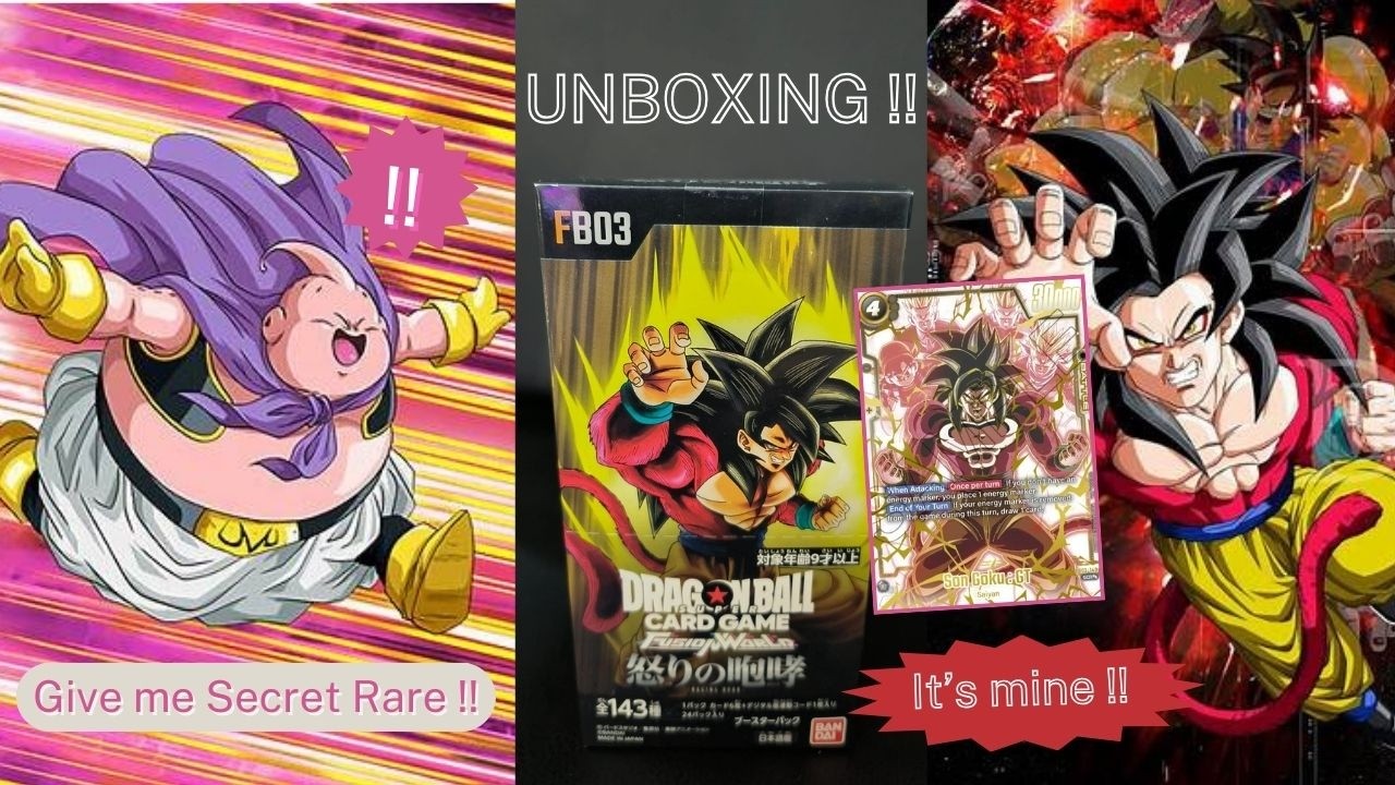 New Dragon Ball Super Booster Box Opening! FB03 Raging Roar! Secret Rare! #unboxing #dragonball