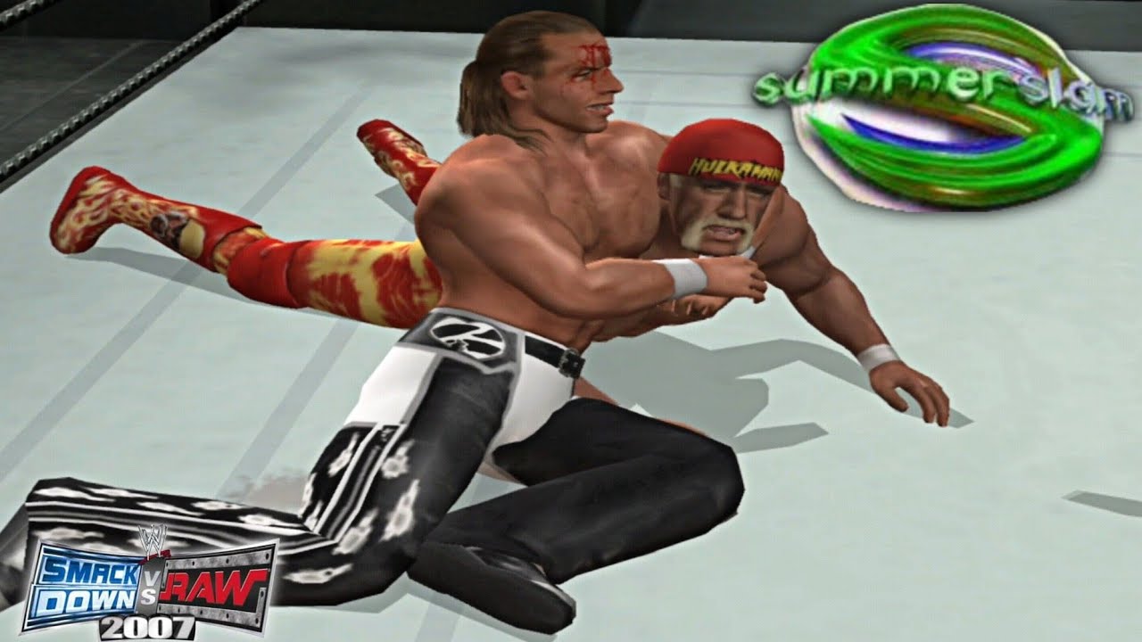 WWE Халк Хоган против Шона Майклза SummerSlam 2005 | SmackDown против Raw 2007 PlayStation 2 PCSX2