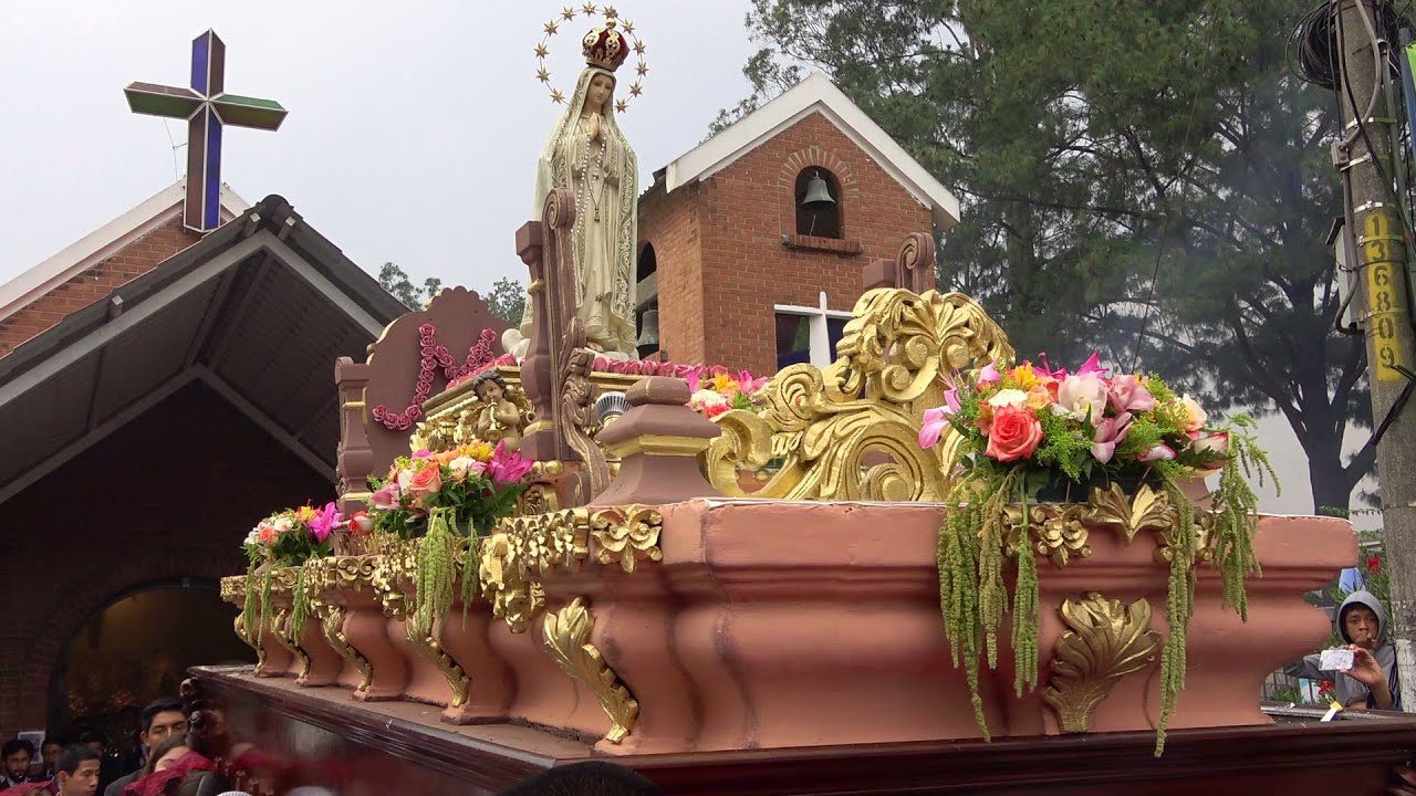 Salida Procesion VIRGEN DE FATIMA 13/5/2023 Guatemala Zona 2 Ciudad Nueva