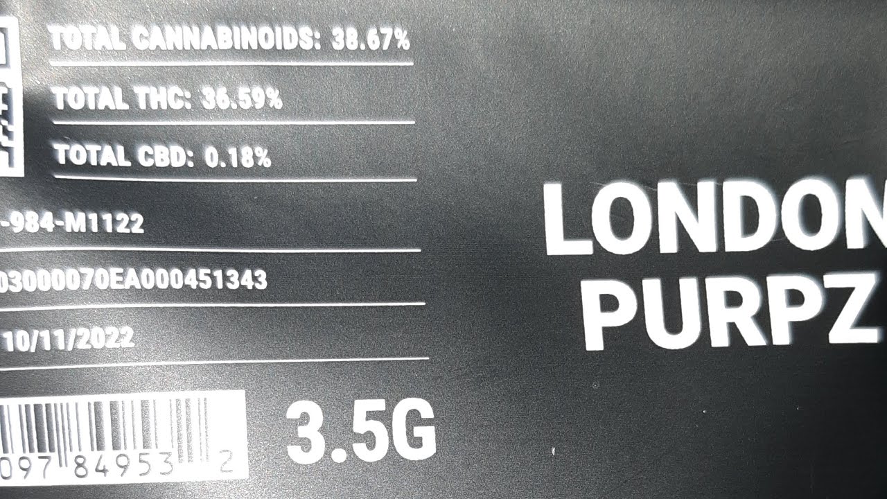 stiiizy London purpz strain review