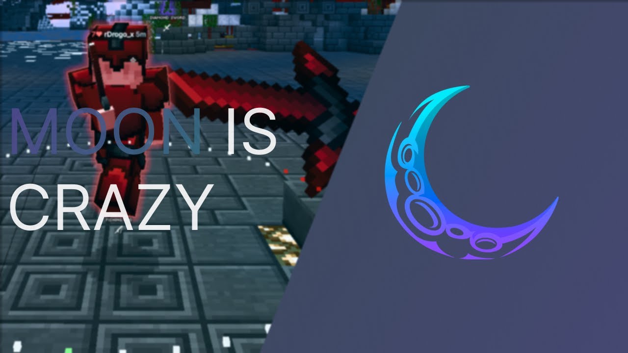 Moon Client tearing Grim Anticheat down with No-Slow, Kill-Aura and Scaffold.
