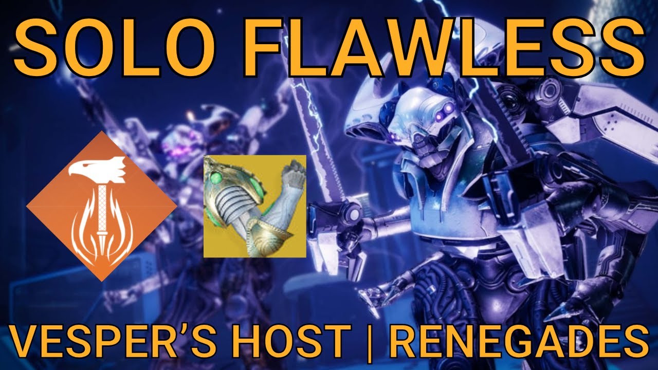 Solo Flawless Vesper’s Host on Titan | Renegades (Destiny 2)