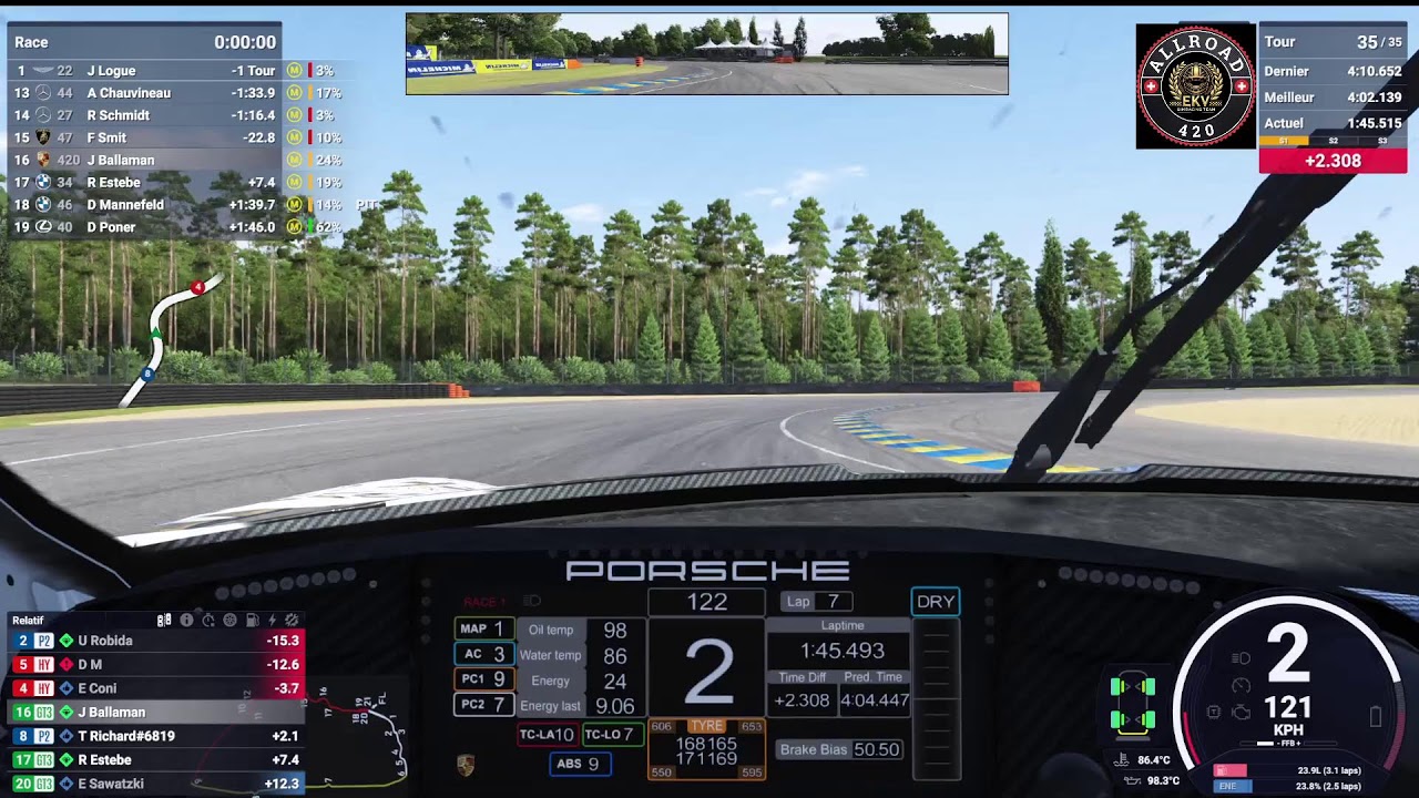 LMU SPECIAL EVENT - 2.4H du MANS - SOLO - PORSCHE GT3