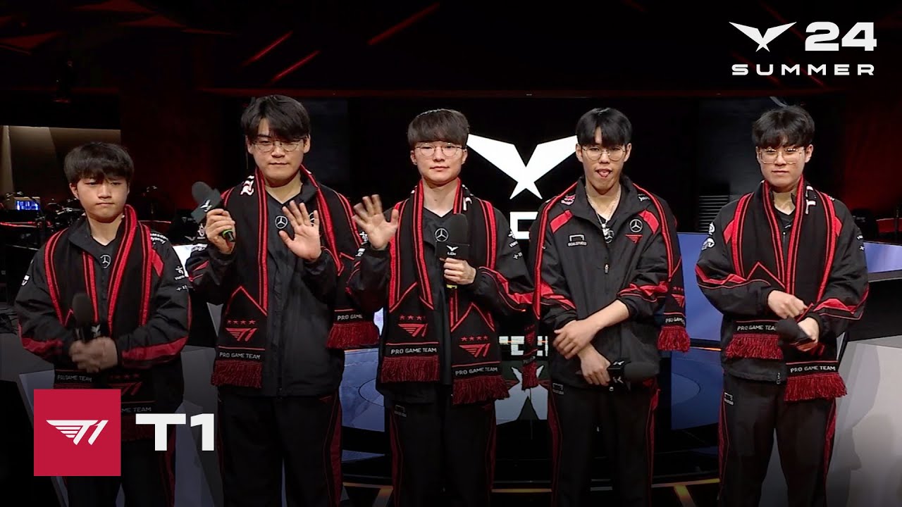 T1 인터뷰 | T1 vs. FOX | 08.17 | 2024 LCK 서머 스플릿