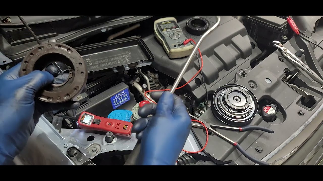 2013 Honda Odyssey Basic AC diagnostics & field coil / AC clutch replacement